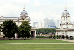 02 PE I grattacieli davanti Greenwich 2 Londra Canary Wharf Docklands Greenwich 1a 04 34