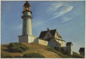 Working Title/Artist: Edward Hopper: The Lighthouse at Two Lights Department: Modern Art Culture/Period/Location:  HB/TOA Date Code:  Working Date:  photography by mma 1980, transparency #9ad scanned and retouched by film and media (jn) 5_16_07